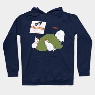 Stop Halloween! Chickens Protest Hoodie